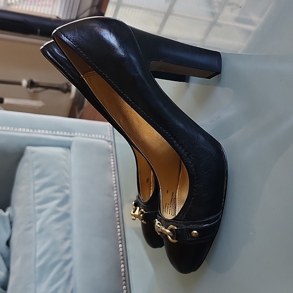 Coach Desaree Leather Heels - Picture 3 of 10